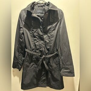 London Fog Charcoal Women's Trench Coat